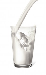 Melk in glas